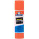 An Elmer's clear school glue stick with a label.