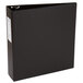 A black Avery Economy binder with a white spine label holder.