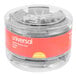 A clear container of 24 black Universal medium binder clips with a Universal label on the lid.