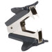 A Universal black metal jaw style staple remover.