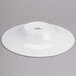 A Tuxton TuxTrendz bright white china pasta bowl with a white rim.