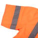 An orange Cordova high visibility safety vest with reflective stripes.
