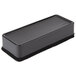 A black rectangular Universal Synthetic Wool Felt dry erase eraser with a black handle.