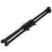 A black steel Universal portable tabletop easel with a couple of legs.