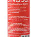 A red Universal 8 oz. can of dry erase spray cleaner.