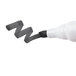 The chisel tip of a black Universal desk style dry erase marker.