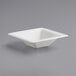 A white square EcoChoice bowl with a square edge.