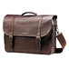Samsonite 457981139 16 inch x 13 inch x 6 inch Brown Leather Top Loader Flapover Double Gusset Laptop Case / Business Case