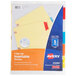 A package of Avery multicolored file folder tabs with copper reinforcements.
