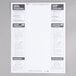 A white paper with black text and copper reinforcements for Avery Big Tab dividers.