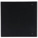 A black square binder with two round screws.