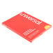 A red Universal box of 100 clear laminating pouches.