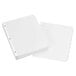 A stack of white paper with Avery Write-On dividers on top.