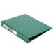 Avery green durable binder with label in 1" slant rings.