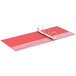 A red Universal economy non-stick binder with round rings.