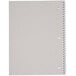 A close-up of a black Universal 1 subject notebook with spiral binding.