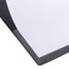 A Universal black non-view binder with paper inside.