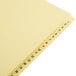 A yellow Universal plastic-coated file folder tab with numbers 1-31.