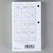 A white Brownline calendar pad refill with black text and numbers.