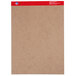 A close-up of a Universal legal ruled writing pad with a brown cover and red strip.