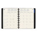Filofax C1811001 8 1/2 inch x 10 3/4 inch Black 2017 - 2018 Monthly Planner
