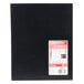 A Rediform white notebook with a black label on the cover.