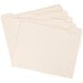 A group of Universal white file folders.