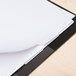 A Universal white paper file divider set.