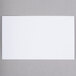 A white rectangular Universal unruled index card.