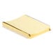 A stack of yellow file folders with white inserts.