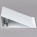 A white Universal economy view binder with metal clips.