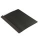 A black Universal Office leatherette report cover with prong fasteners and a clear cover.