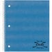 A National assorted color spiral notebook with blue spiral binding.