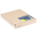 A brown box with a blue and green label for Universal Buff Clear Extended Length Insertable 8-Tab Divider Set.