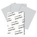 International Paper 065300 Springhill Digital 8 1/2 inch x 11 inch Gray Pack of #110 Smooth Index Paper Cardstock - 250/Pack