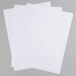 A stack of white Universal 8 1/2" x 11" white paper labels.