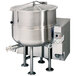 Cleveland KGL-40 Natural Gas 40 Gallon Stationary 2/3 Steam Jacketed Kettle - 140,000 BTU