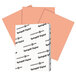 International Paper 085100 Springhill Digital 8 1/2 inch x 11 inch Salmon Pack of 90# Smooth Index Paper Cardstock - 250/Pack