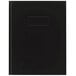 A black rectangular Rediform Office business notebook with white lines.