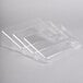A clear plastic Universal 3 pocket wall hanging file set.