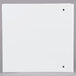 A white Universal Deluxe non-stick view binder with a hole in the middle.