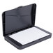 A black rectangular Avery felt stamp pad inside a white cover.