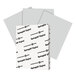 International Paper 066000 Springhill Digital 8 1/2 inch x 11 inch Gray Pack of 7 pt. Vellum Paper Cover Stock - 250/Pack