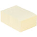 A stack of Universal yellow lined self-stick notes.
