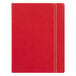 Filofax B115008U 8 1/4 inch x 5 13/16 inch Red Cover College Rule 1 Subject Notebook - 112 Sheets