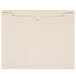 A beige Universal letter size file jacket with a white tab.