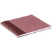 A Rediform burgundy hardcover visitor register book.