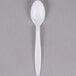 Visions White Heavy Weight Plastic Teaspoon - 1000/Case