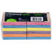 A pack of multicolored fan-folded pop-up notes.