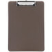 A grey rectangular Universal clipboard with a metal clip.